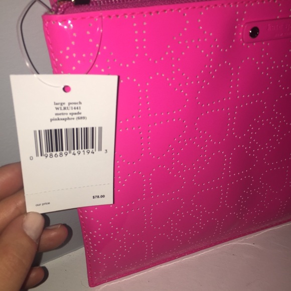 Kate Spade Pink Clutch - Picture 2 of 3